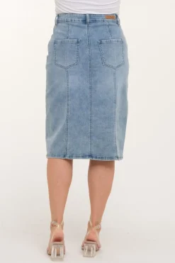Iben denim skjørt